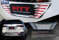 Ốp biển số Fortuner có led