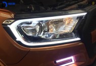 Viền đèn trước Ranger có led